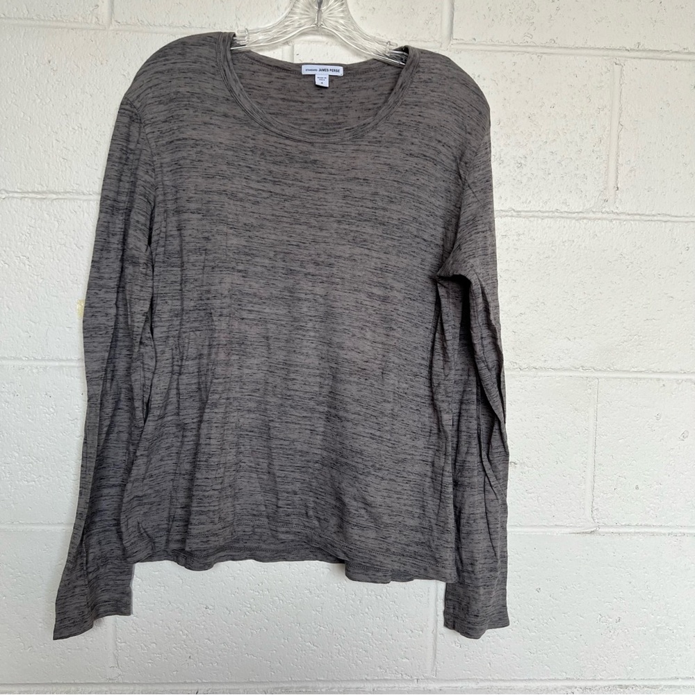 STANDARD James Perse Modele Long Sleeve Top-Size 4
